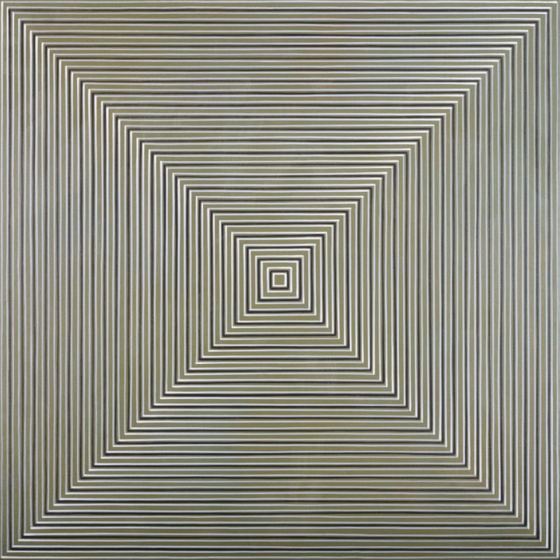 Art Platform ~ Concentric Squares (Finding Yellow) by Max Kong